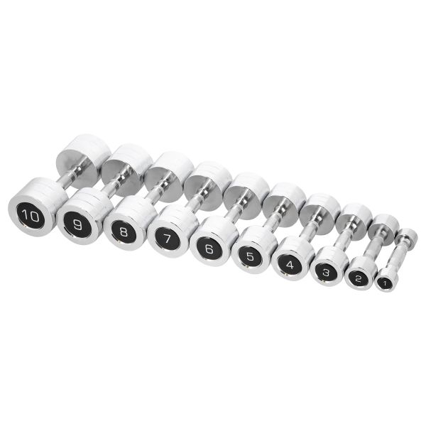 Chrómované činky HMS CHD08 2 x 8 kg