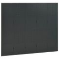 vidaXL 5-panelové paravány 2 ks antracitové 200x180 cm oceľ