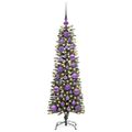 vidaXL Umelý vianočný stromček Zelená 120 cm PVC, plast a oceľ