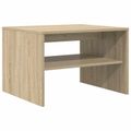 vidaXL Konferenčný stolík Sonoma dub 60 x 50 x 40 cm Kompozitné drevo