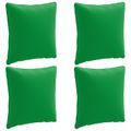 vidaXL 4-dielne vankúše na chrbát PUTTEN 4 pcs 100% polyester Zelená