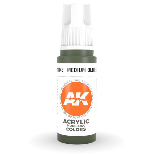 AK Interactive: General Series - Medium Olive Green
