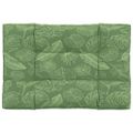 vidaXL Poduška na paletovú pohovku vzor listov 120x80x12 cm látka