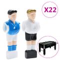 vidaXL Hráči na stolný futbal na 15,9 mm tyč 22 ks