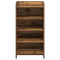 vidaXL Skriňa na topánky Staré drevo 48 x 36 x 92 cm Kompozitné drevo
