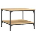 vidaXL Konferenčný stolík dub sonoma 55x55x40 cm kompozitné drevo