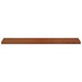 vidaXL Parapetné dosky Hnedé drevo 140 x 45 x 4,5 cm PVC