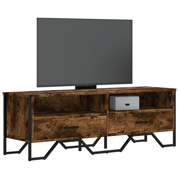 vidaXL TV stolík dub sonoma 122x34x41 cm kompozitné drevo