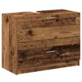 vidaXL Kúpeľňová skriňa Staré drevo 78 x 37 x 59 cm Kompozitné drevo
