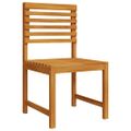 vidaXL Záhradný bistro set 3 ks Hnedá Pevné akáciové drevo