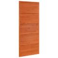 vidaXL Dvere do stodoly voskovohnedé 90x208 cm masívna borovica