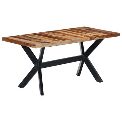 vidaXL Jedálenský stôl 160x80x75 cm masívne akáciaové drevo