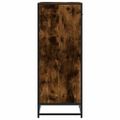vidaXL Regál na topánky dymový dub 48x38x97,5 cm spracované drevo