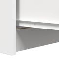 vidaXL Komoda biela 37,5x35x76 cm spracované drevo