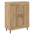 vidaXL Highboard 2 ks Remeselný dub 69,5 x 34 x 180 cm
