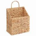 vidaXL Závesný košík Vodný hyacint 30 x 17,5 x 49,5 cm Prírodná