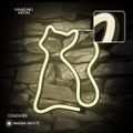 Neon LED Light CAT warm white Bat + USB FLNE03 Forever Light