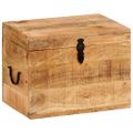 vidaXL Úložný box 39x28x31 cm mangovníkový masív