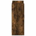 vidaXL Skriňa na topánky Dymový dub 73,5 x 36 x 92 cm Kompozitné drevo