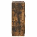 vidaXL Servírovacia skriňa so zásuvkou Dymový dub 66 x 34,5 x 87 cm