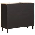 vidaXL Servírovacia skriňa Biele umývanie dokončenie 90 x 33 x 75 cm