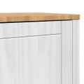 vidaXL Servírovacia skriňa FLORO Biela 70 x 30 x 70,5 cm
