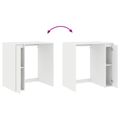 vidaXL Kabinet na práčku Biela 87 x 60 x 89 cm Kompozitné drevo