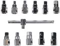 Sada na vypúšťanie oleja MECHANIC OIL DRAIN SET 12, Hex + štvorhran, 12 ks SIXTOL