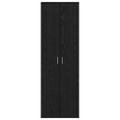 vidaXL Highboard 60 x 35 x 180 cm Kompozitné drevo Čierny dub