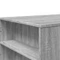 vidaXL Konferenčný stolík sivý dub sonoma 102x55x42cm kompozitné drevo