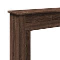 vidaXL Obloženie krbu hnedý dub 75x20x87,5 cm kompozitné drevo