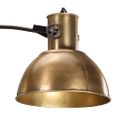 vidaXL Podlahová lampa 25 W starožitná mosadzná 150 cm E27