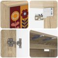 vidaXL Nástenný TV kabinet ESSEN 69 x 33 x 40 cm Dub sonoma