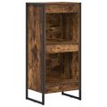 vidaXL Knižnica 40 x 30 x 86,5 cm Kompozitné drevo Dymová dub