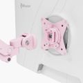 AROZZI ALZARE NEO Pink/ stolní držák pro monitory/ plynový píst/ kovový/ růžový Držák, VESA, stolní, pro monitor, náklon -45°/+45°, otácení ±90° (180°), rotace 360°, nosnost 9kg, ružový