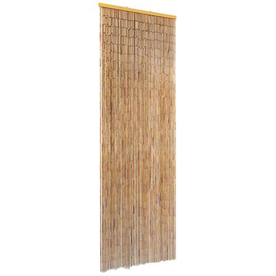 vidaXL Záves proti hmyzu do dverí, bambus 56x185 cm