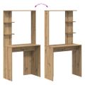 vidaXL Stôl Remeselný dub Kompozitné drevo 78,5 x 37 x 154,5 cm