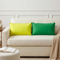 vidaXL Poťah na podložku 2 ks HOUTEN Zelená 40 x 80 cm Polyester