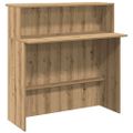 vidaXL Recepčný stôl dub artisan 200x50x103,5 cm kompozitné drevo
