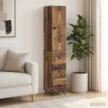 vidaXL Sada skríň 2 ks 34,5 x 34,5 x 90 cm Kompozitné drevo