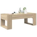 vidaXL Konferenčný stolík Sonoma dub 110 x 50 x 41 cm Kompozitné drevo
