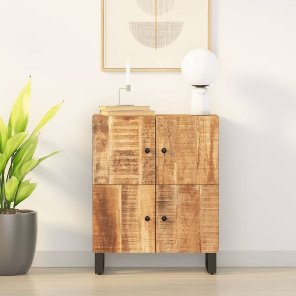vidaXL Komoda so 4 dvierkami 60x33x75 cm masívny mangovník