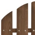 vidaXL 2-miestna záhradná stolička a taburetka Adirondack jedľa hnedá