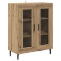 vidaXL Servírovacia skriňa Remeselný dub 69,5 x 34 x 90 cm
