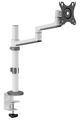 Neomounts DS60-425WH1 /Držák displeje/na stůl/17-27"/svorka+průchodka/3čepy/VESA 100X100/nosn.8kg/1 displej/bílý Držák, VESA, stolní, pro plochý monitor, úhloprícka 17"-27", náklon 120°, otácení 180°, rotace 360°, nosnost 8kg, bílý