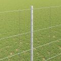 vidaXL Vonkajšie divoké oplotenie s posteľami 25 x 1,6 m Strieborná