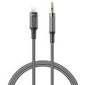 Kábel XO audio NB-R279A Lightning - jack 3,5mm 1,0m čierny