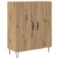 vidaXL Highboard Remeselný dub 69,5 x 34 x 180 cm Kompozitné drevo