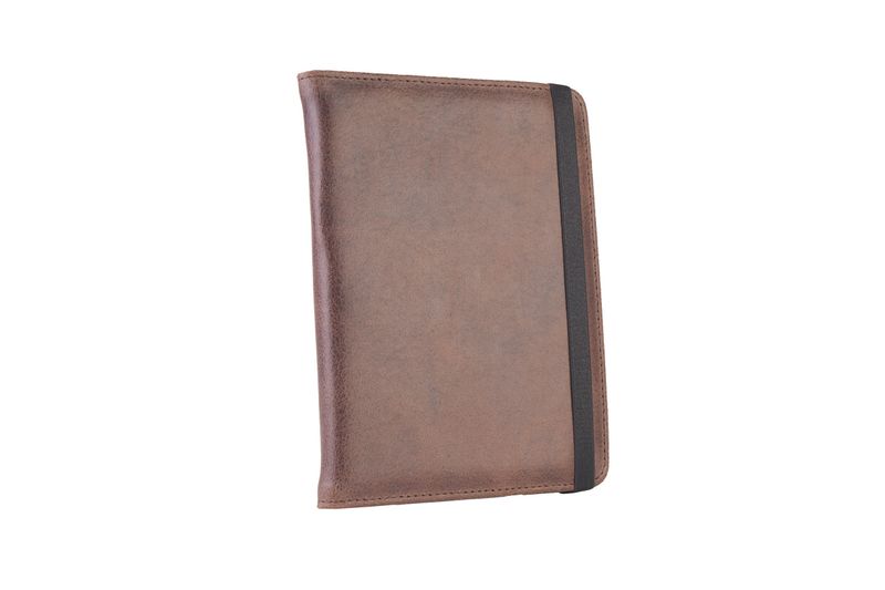 C-TECH PROTECT puzdro z pravej kože pre 8'' zariadenie, RLC-01, hnedé (Pocketbook Inkpad 3/4, Onyx Boox