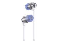 Slúchadlá s mikrofónom - špuntové slúchadlá - káblové - 3.5 mm jack - biela